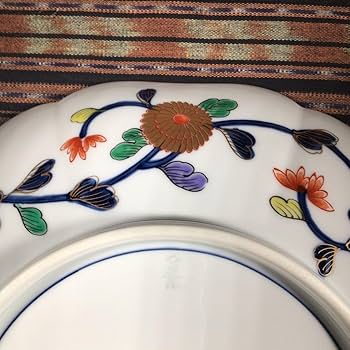 Amazon.co.jp: 其泉 『琳派古伊万里 盛皿中』 大皿 32cm